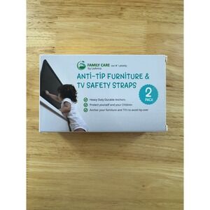 Anti Tip Furniture &‎ TV Safety Straps, Heavy Duty Anchors, 2 Pack